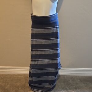 Striped Blue Skirt